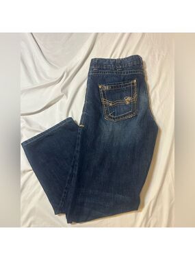 Men’s Rock 47 By Wrangler Jeans Relaxed Fit 38 x 30 Bootcut Cowboy Western